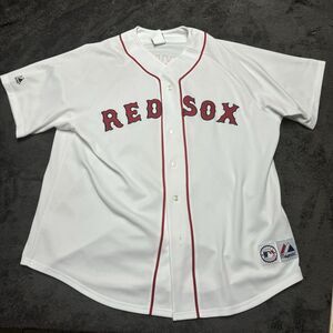 Vintage Manny Ramirez Authentic Majestic Jersey White XXL MLB Boston Red Sox